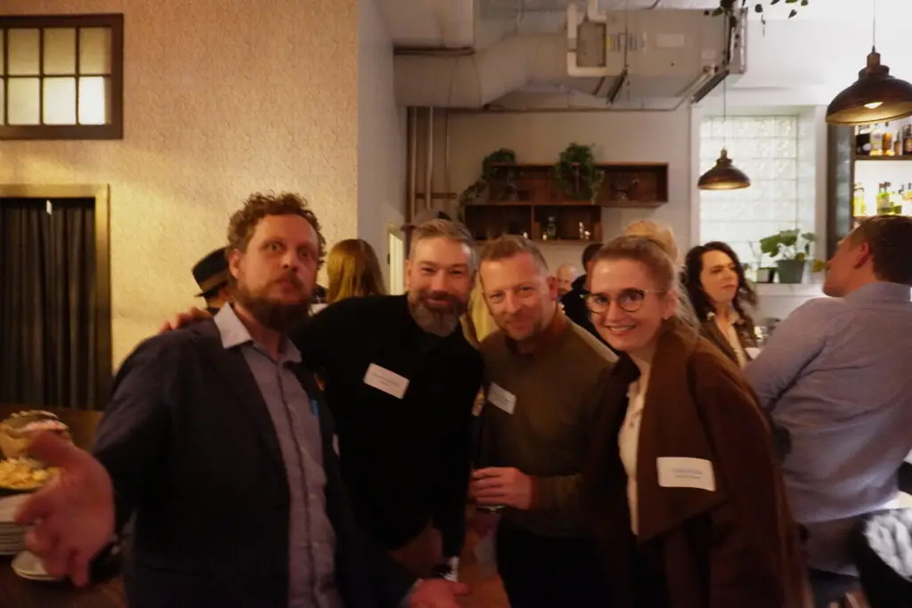 Picture of RCLF members and guests at our winter networking event